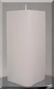 Edle Kerze Rohling Langer Quader - weiß - Sonderform - Kerzenkunst - Bild 1 von 1
