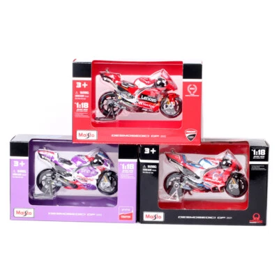 1/18 Maisto Ducati GP21 GP22 GP23 Racer Motorcycle Model Diecast Bike 2023 Toy - Image 1 of 4