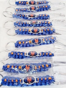 MLB New York Mets Paracord Schlüsselanhänger mit Federclip Menge 9 - Bild 1 von 7