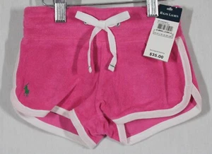 RALPH LAUREN SP FASHION GIRLS HOT PINK SHORT SHORTS SIZE 4 NEW WITH TAGS - Picture 1 of 4