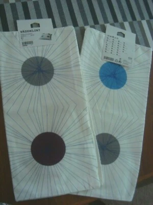 Set of 2 - IKEA VÄDDKLINT Cushion cover 20 x 20" Pillow Cover White Multicolor  - Image 1 of 4