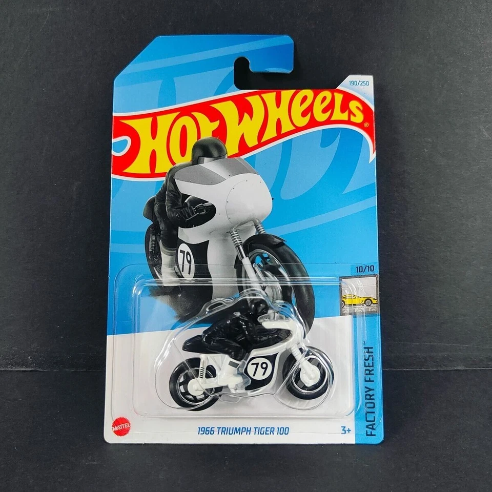 Triumph Tiger 100 1966 motocicleta diecast coleccionable--totalmente nueva en paquete original Foto 1 de 1