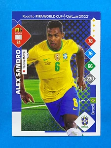 Panini Adrenalyn Road to Qatar 2022 Card n. 84 Alex Sandro Brazil - Imagen 1 de 1