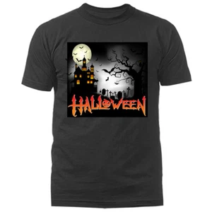 Halloween Costume Spooky Witches Pumpkin Ghost Graphic T -shirt - Picture 1 of 2