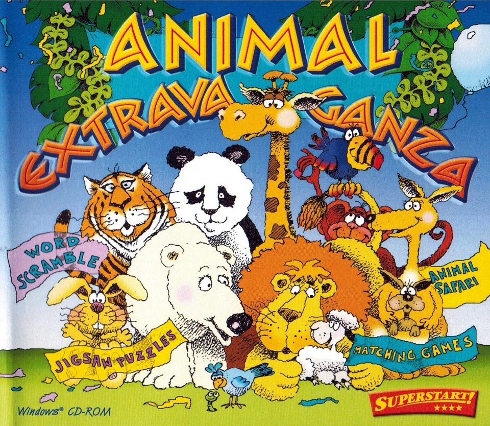 SuperStart Animal Extravaganza - Kids Edutainment PC Software Sealed New - Image 1 of 4