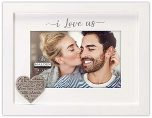 Malden 4X6 I Love Us Matted w/Heart - Picture 1 of 2