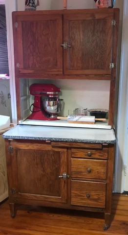 Antique Hoosier Kitchen Cabinet Cover