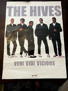 The Hives Band Promo Poster Vintage 2002 Approx 18x23 Veni Vidi Vicious - Picture 1 of 10
