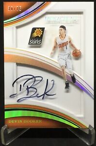 Devin Booker 2016-17 PANINI Immaculate Gold Shadowbox Autograph 30/75 Suns