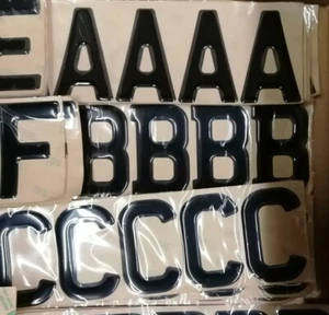 MOTO 3D Letras Gel para Matrículas Mínimo 4 Letras 60 x 40mm - Imagen 1 de 1