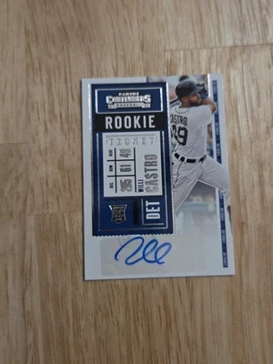 2020 Contenders WILLI CASTRO Ticket Autograph #150 Rookie Auto Tigers Twins - Image 1 of 4