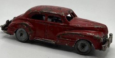 Raro Vintage Chevy 1940’s Sedan Brinquedo Wind Up Carro Feito no Japão Ocupado-funciona-4” - Imagem 1 de 4