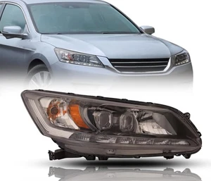 For Honda Accord 2013 -2015 Touring Headlight with Bulbs Head Right-CAPA - Picture 1 of 9
