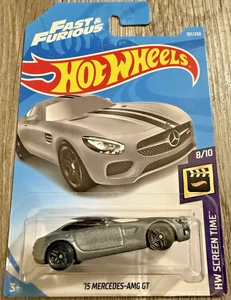 Hot Wheels 15 Mercedes AMG GT Diecast New - Picture 1 of 1