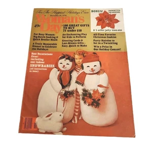 Womans Day December 1978 Magazine Christmas Food Crafts Advertising 248 Pgs - Picture 1 of 8