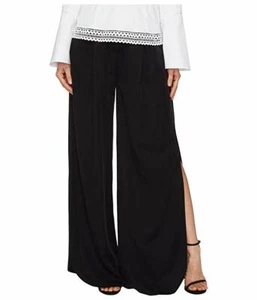 ZAC Zac Posen L144212 Women's Black Wide Leg Cruise Pants Size 0 - Picture 1 of 3