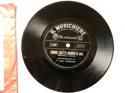 Alte Schallfolie - Flexidisc - I Due Corsari - Comme Facette Mammeta (107) - Bild 1 von 2