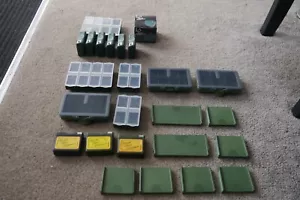 FOX CHUB SPOOL DISPENCERS AND TERMINAL TACKLE BOXES DIVIDERS USED COARSE TACKLE - Picture 1 of 9