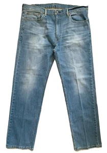 Vtg Levi’s 505 40x32 (Meas 39x31) Denim Jeans Straight Leg Perfectly Distressed! - Picture 1 of 11
