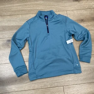 Old Navy Active 1/4 Zip Pullover Girls Size Large (10) NEW - Picture 1 of 6
