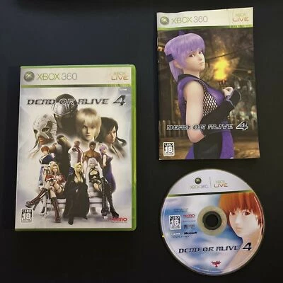 Dead or Alive 4 - Microsoft XBOX 360 NTSC-J JAPAN Game Complete with Manual - Image 1 of 4