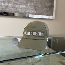 Rick Owens Drkshdw , Embroidered Logo Snapback Hat in Pale Green, BNWT Size S