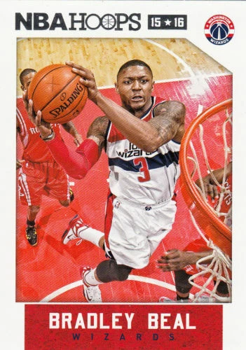2015-16 Panini NBA Hoops #7 Bradley Beal Washington Wizards NM Trading Card - Image 1 of 1