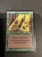 MTG Regrowth Beta magic the gathering actual pics NM+