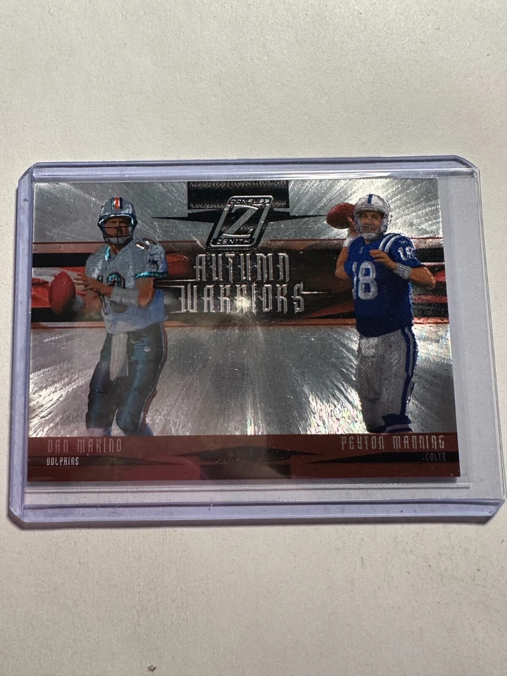 K34,025 - 2005 Zenith Autumn Warriors Silver #AW8 Dan Marino/Peyton Manning - Image 1 of 1
