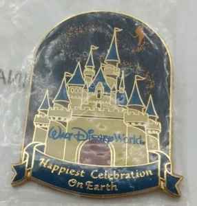 Disney Happiest Celebration on Earth Cinderella Castle Tinkerbell Pin - 2006 WDW - Picture 1 of 14