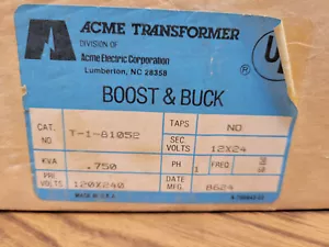 Acme T-1-81052 Buck Boost Transformator - Bild 1 von 1