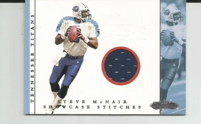 2001 Fleer Showcase Showcase Stitches Steve McNair Game Worn Jersey - Image 1 of 2