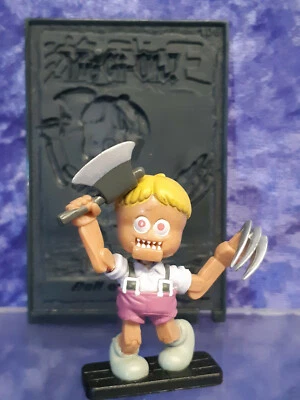 Tarjeta efecto 3d Kazuki Takahashi Yu-Gi-Oh 1996 y figura muñeca de la muerte 106 Foto 1 de 3