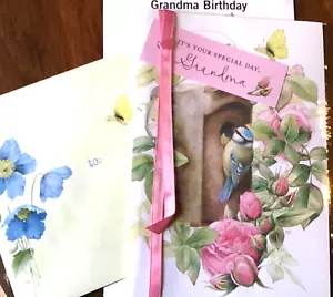 GRANDMA Birthday Card, Nature's Sketchbook for GRANDMOTHER, Marjolein Bastin NS8 - Picture 1 of 4