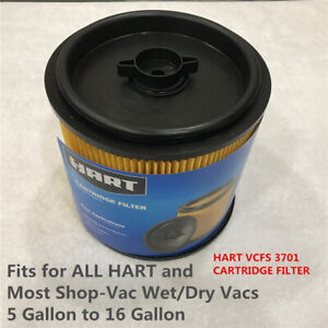 Hart Standard VACUUM FILTER Fit HART Most Shop-Vac Wet/Dry Vacs 5 to 16 Gallon