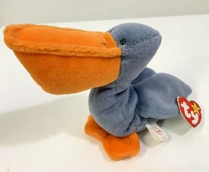 Peluche Ty Beanie Babies SCOOP la gaviota nuevo con etiqueta - Imagen 1 de 7