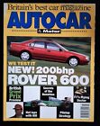Autocar & Motor Magazine July 6, 1994 Mbox2171 New! 200Bhp Rover 600