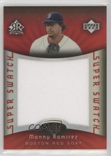 2005 Upper Deck Reflections Super Swatch Red /25 Manny Ramirez #SS-MR