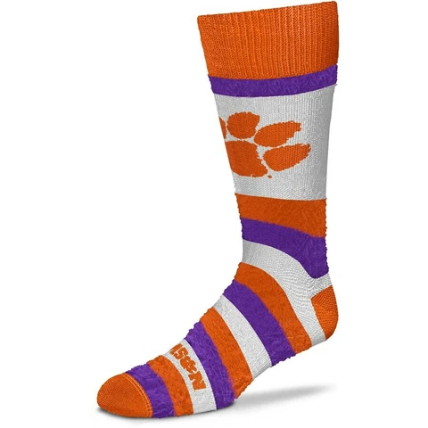 Women's Clemson Tigers Pro Stripe Crew Socks Cover