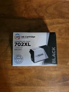 LD Compatible With Epson 702 XL Black Ink Cartridge - Picture 1 of 6