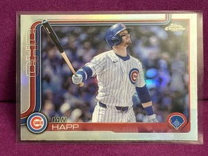 2025 Topps Chrome - Ian Happ #144 Refractor | Cubs - Picture 1 of 2