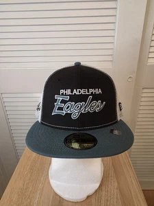 NWS Philadelphia Eagles Meshback New Era 59fifty 7 3/8 NFL - Picture 1 of 9