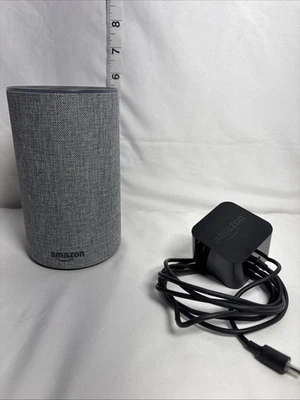 Amazon Echo (2nd Generation) smart speaker Heather Gray - Image 1 of 4