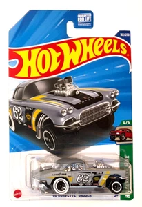 2025 HOT WHEELS '62 Corvette Gasse, HW Reverse Rake Series 4/5 Blister Pack Mint - Picture 1 of 1