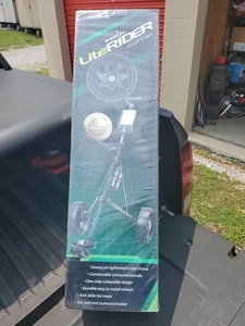Intech LiteRider Golf Cart 2 Wheel Golf Push Pull Cart Collapsible Lightweight - Picture 1 of 5