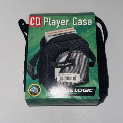 Case Logic  CD Player Case w/ Carrying Strap VTG Retro 1999 New - Image 1 of 2