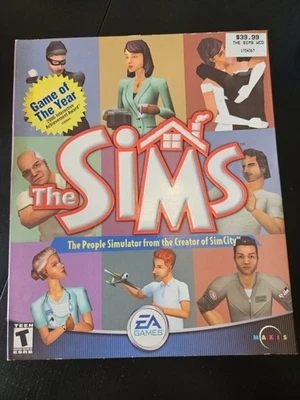 The Sims Original Game In Box Manual & Reference Card PCCD Windows 9598 VTG - Image 1 of 4