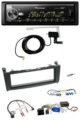 Pioneer Bluetooth DAB USB Lenkrad Autoradio für Mercedes C S204 W204 07-11 aktiv - Bild 1 von 4