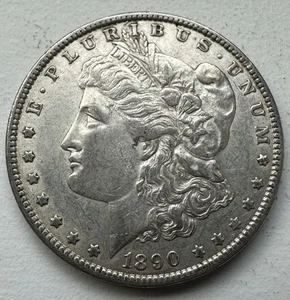 1890 P Morgan Silver Dollar - INV#7841 - Picture 1 of 2