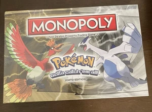 Monopoly Pokemon Johto Edition Board Game 2016 Hasbro COMPLETE NIB - Picture 1 of 14